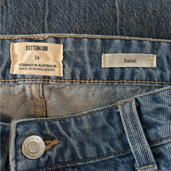 Cotton On Light Blue Wide-Leg Jeans - Picture 6 of 7